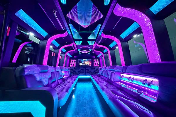 party bus interior