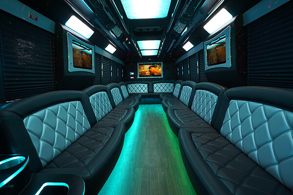 fancy party bus service