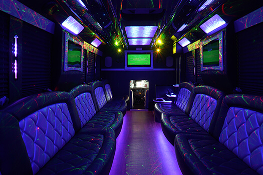 fancy party bus service