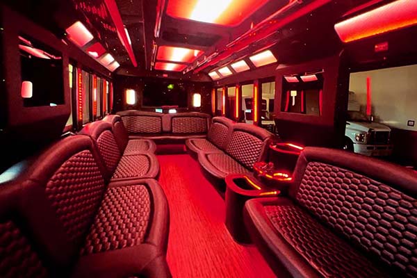 party bus interiors