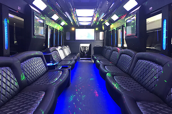 party bus interiors