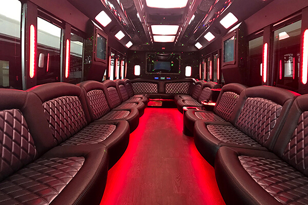 fancy party bus service